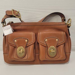 COACH 65th Anniversary Limited Edition Ali Whiskey Saddle Handbag